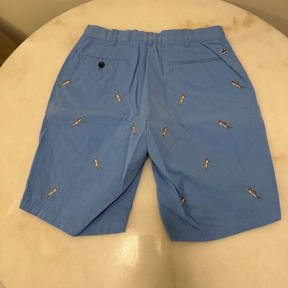 Castaway Nantucket Island Blue Shorts with Sharks - Picture 4 of 10